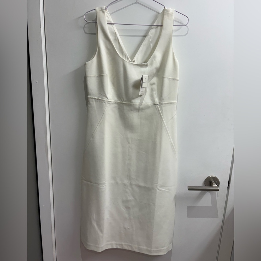 Club Monaco White Sleeveless Dress